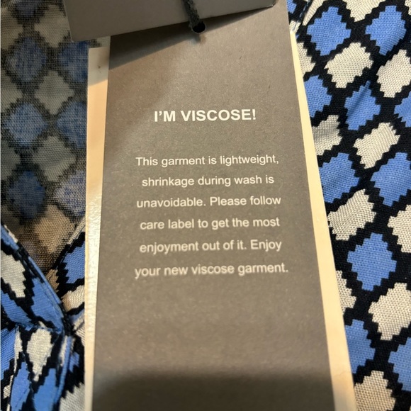 KAFFE Curve NWT Kcsaria Diamond Pattern Top - Picture 4 of 8